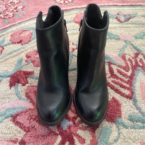 Black zipper ankle boots - Picture 4 of 8